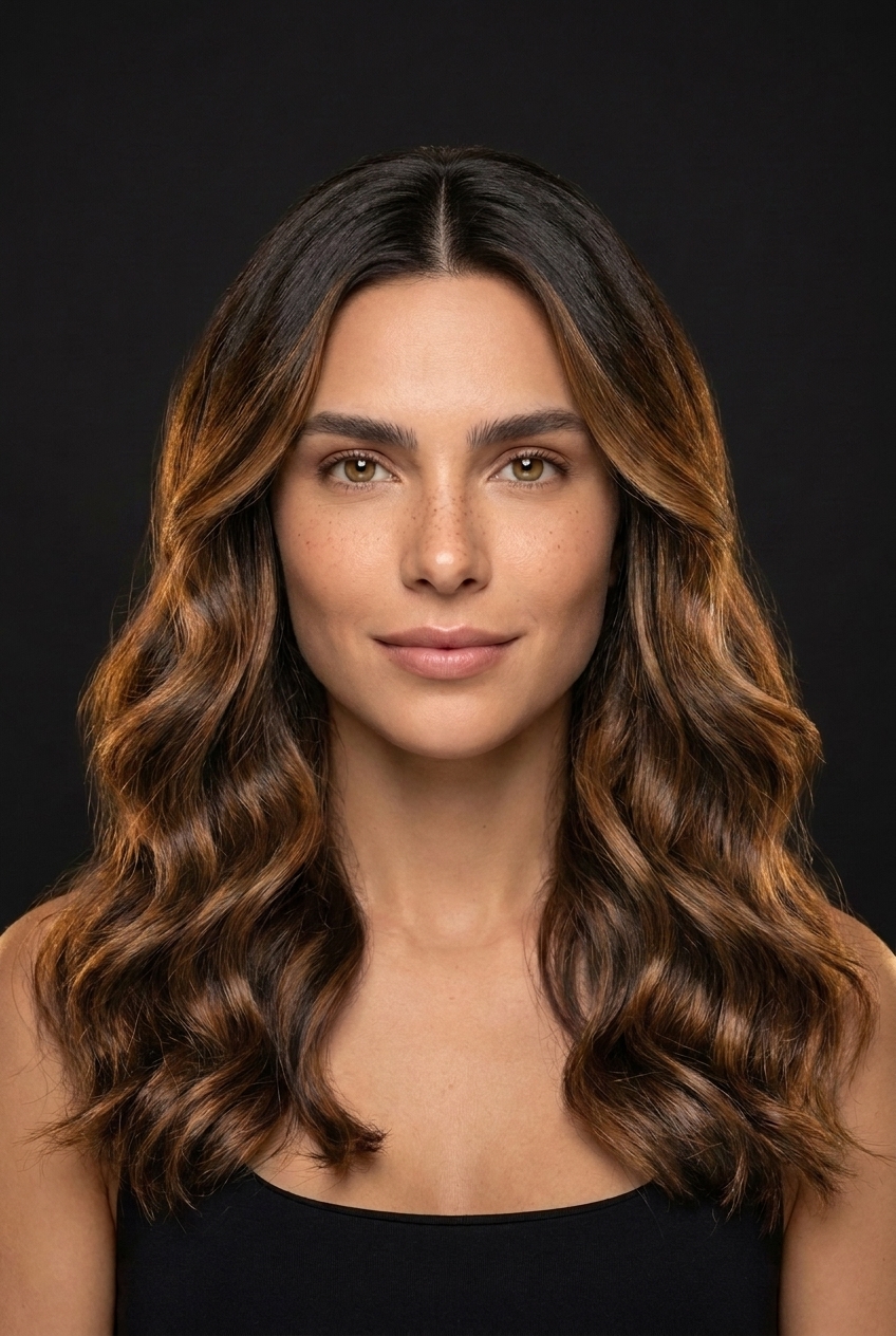Balayage caramelo